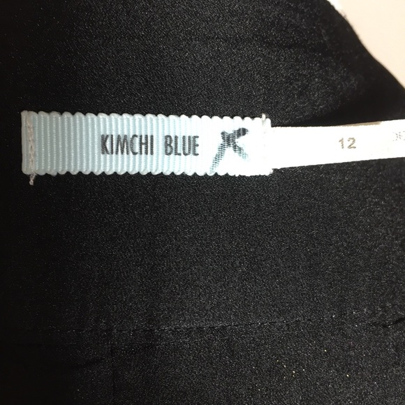 Kimichi Blue Gold Metallic Skirt - Picture 4 of 4